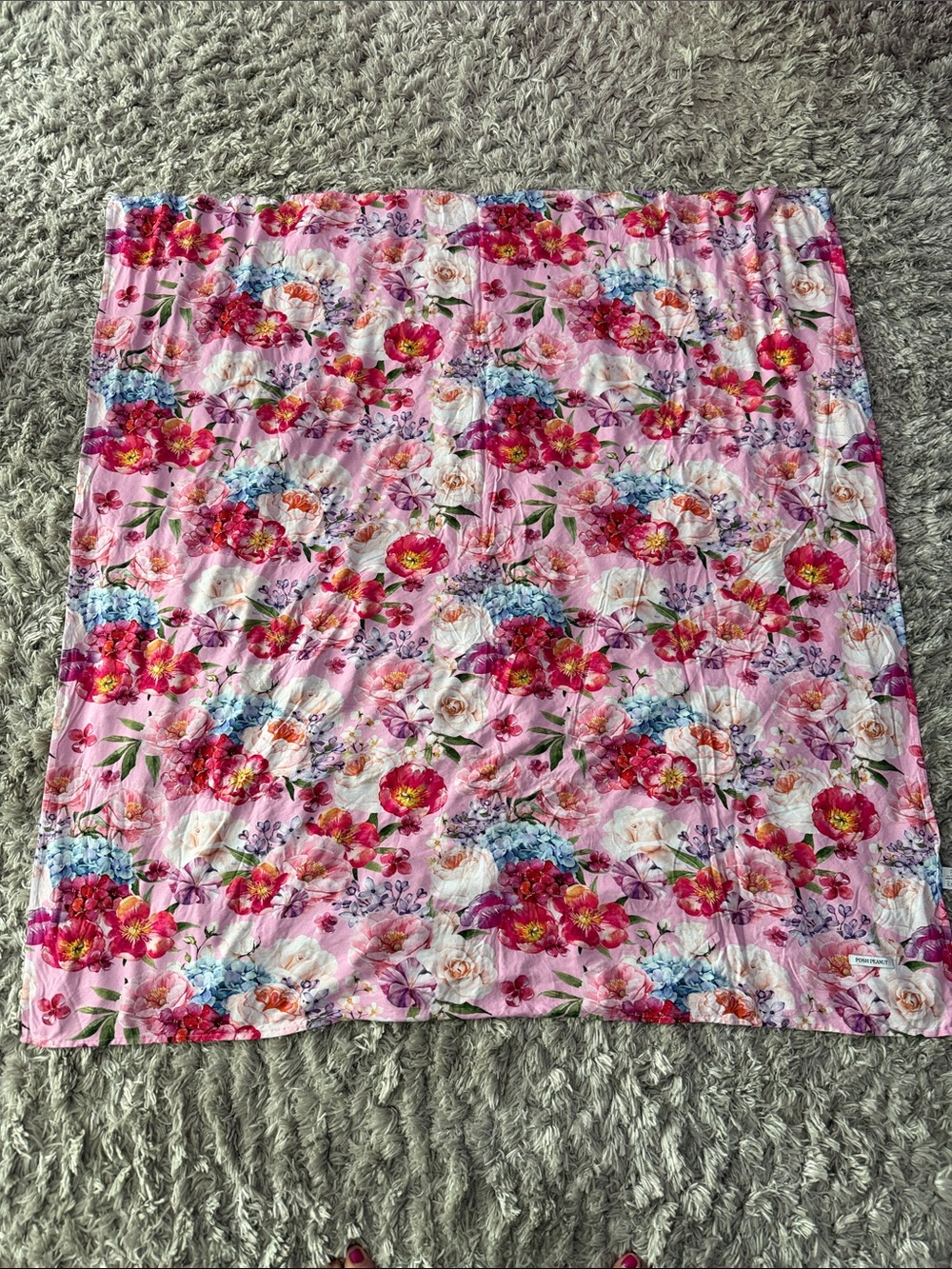 NOWT Posh Peanut Swaddle Blanket